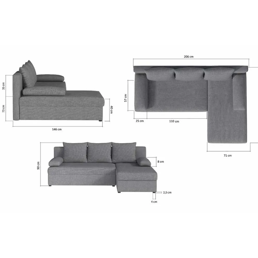 Ecksofa Andalo Wohnlandschaften|Ecksofas