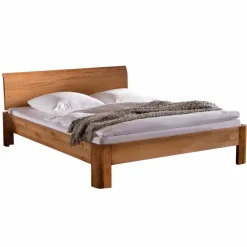 Outlet Eiche Massivholz Bett Amina Doppelbetten|Massivholzbetten