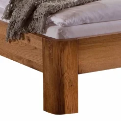 Outlet Eiche Massivholz Bett Amina Doppelbetten|Massivholzbetten