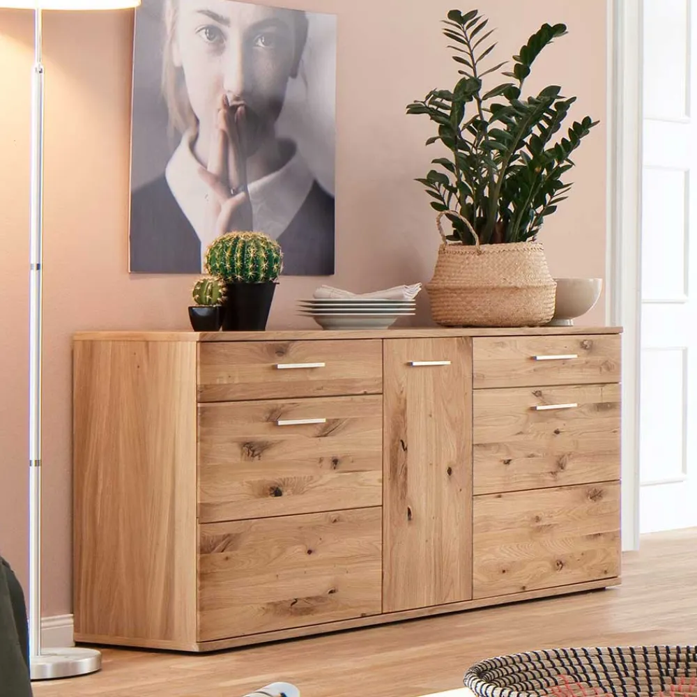 New Eiche Sideboard Lamanda Küchenkommode|Esszimmerkommoden