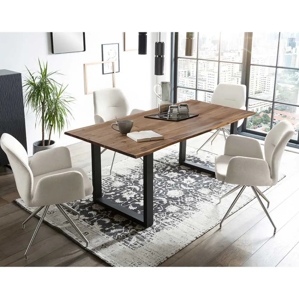 Outlet Essgruppe Pascarla Tisch Mit Stühlen|Esszimmer Sets