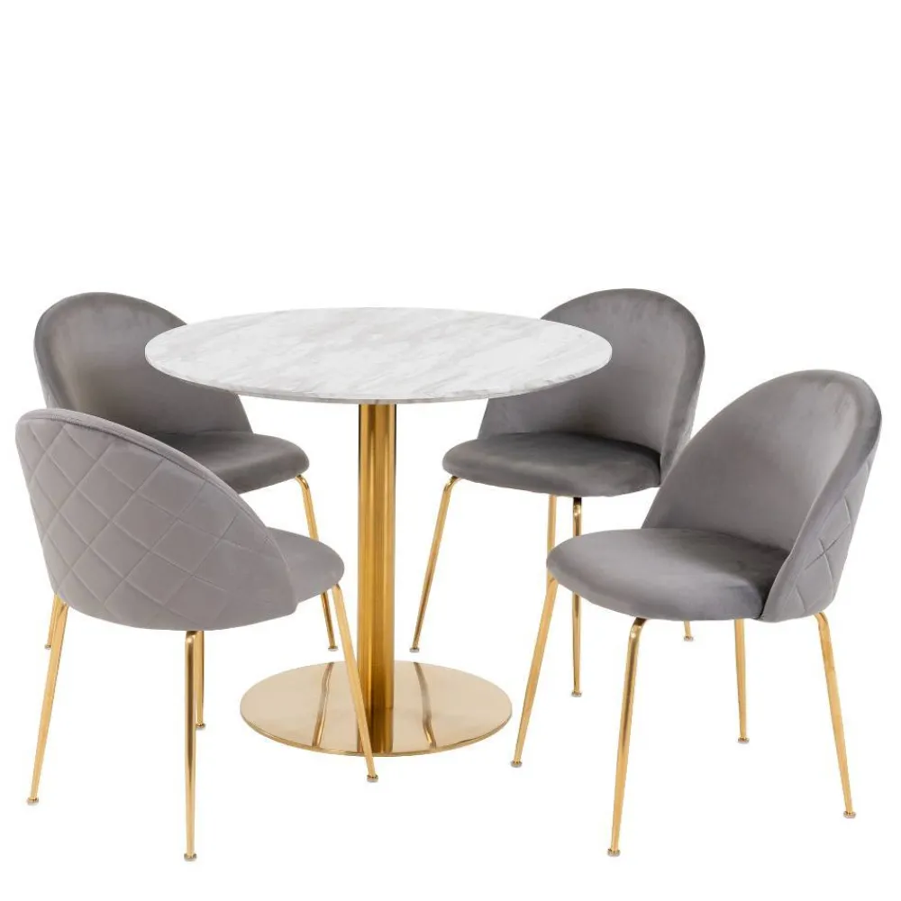 Essgruppe Zyrjeta Tisch Mit Stühlen|Esszimmer Sets