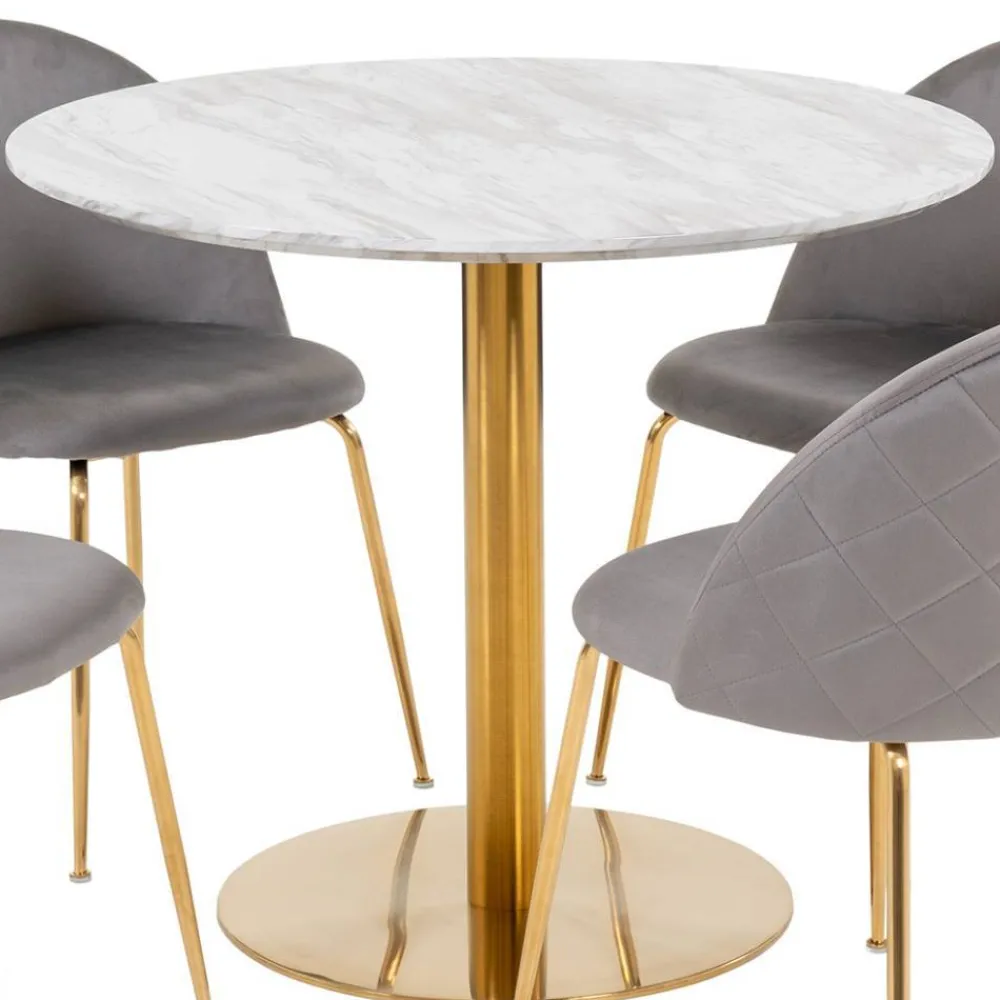 Essgruppe Zyrjeta Tisch Mit Stühlen|Esszimmer Sets