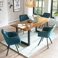 New Essplatzgruppe Zebastio Tisch Mit Stühlen|Esszimmer Sets