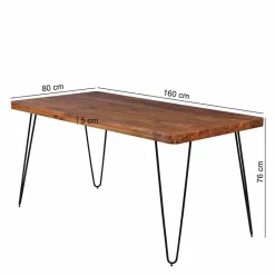 Clearance Esstisch Agadir Massivholzmöbel|Küchentisch