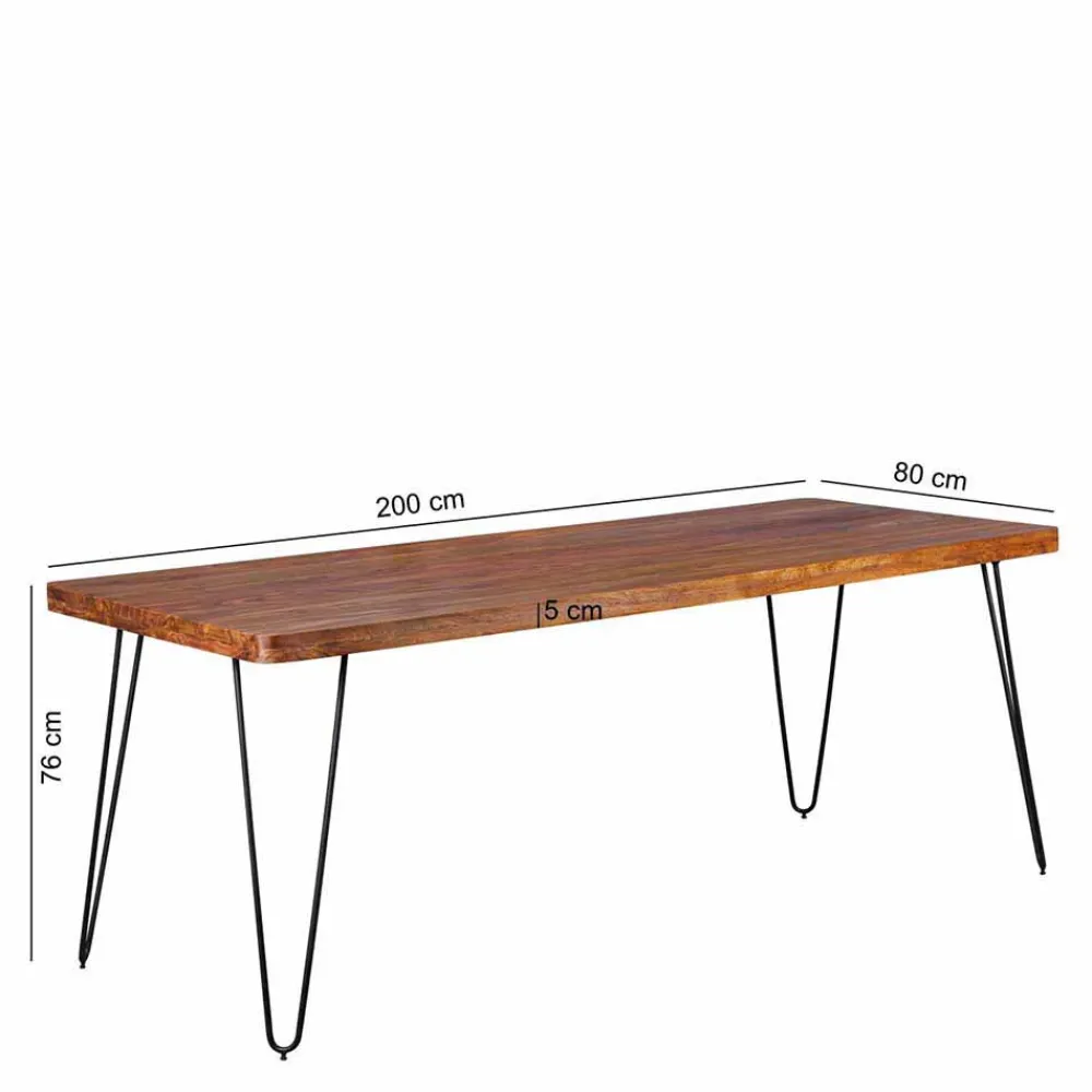 Clearance Esstisch Agadir Massivholzmöbel|Küchentisch