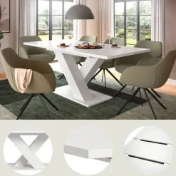 Esstisch Finlay Ausziehtische