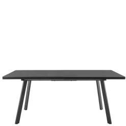 Outlet Esstisch schwarz Enrar Ausziehtische