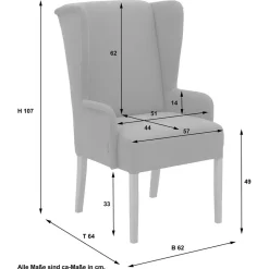 Esstisch Sessel Waioma*Pharao24 Online