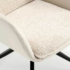 Hot Esstisch Stühle Cremefarben Nua Polstermöbel|Hochlehner