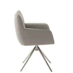 Esstischstuhl Set drehbar Dana Lederstühle|Esszimmersessel