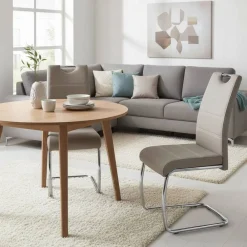 Discount Esszimmer Freischwinger Dredali Lederstühle|Freischwinger