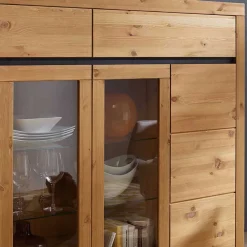 Best Esszimmer Highboard Varcina Vitrinenschrank|Wohnzimmervitrinen