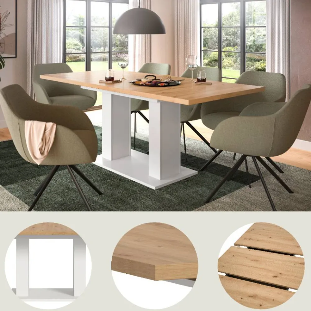 Discount Esszimmer Tisch Contrasta Ausziehtische