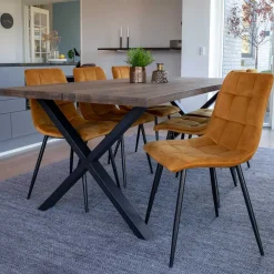 Online Esszimmer Tischgruppe Virian Tisch Mit Stühlen|Esszimmer Sets