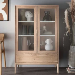 Sale Esszimmer Vitrine Buraga Massivholzmöbel|Wohnzimmerkommoden