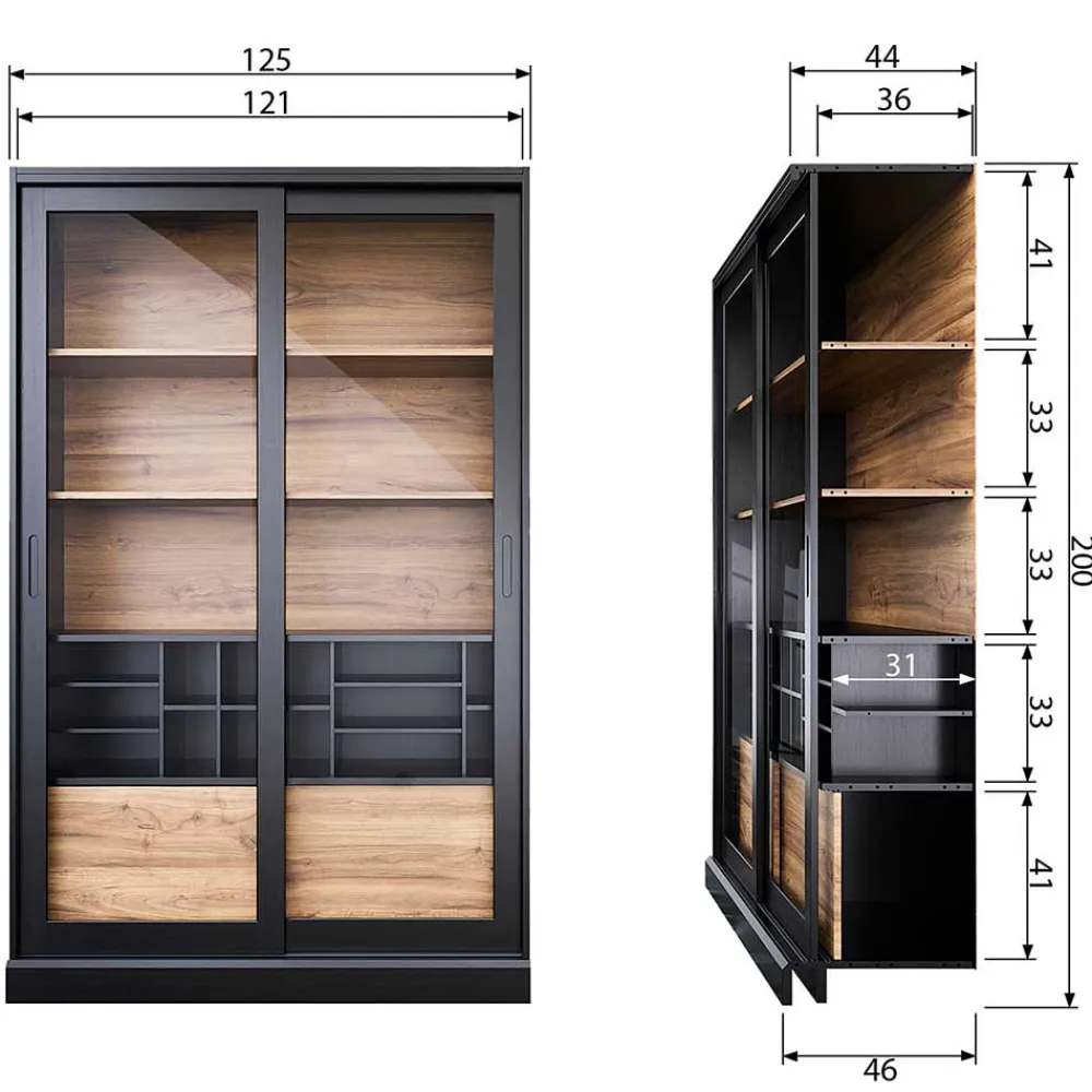 Esszimmer Vitrine Leenia*Pharao24 New