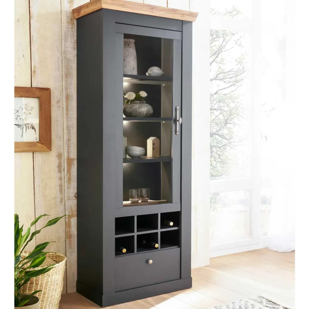 Online Esszimmer Vitrine Saridio Vitrinenschrank|Büchervitrinen