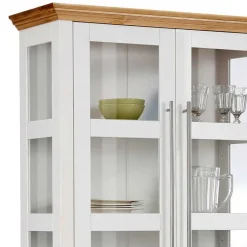 Clearance Esszimmer Vitrinenschrank Mevidra Massivholzmöbel|Vitrinenschrank