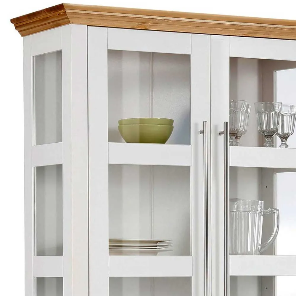 Clearance Esszimmer Vitrinenschrank Mevidra Massivholzmöbel|Vitrinenschrank
