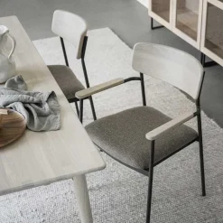 New Esszimmerarmlehnstuhl Strada Massivholz Stühle