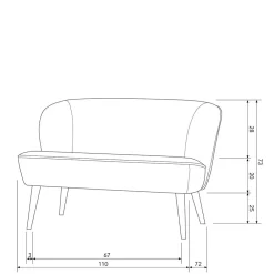 Sale Esszimmercouch Garcia Einzelsofa