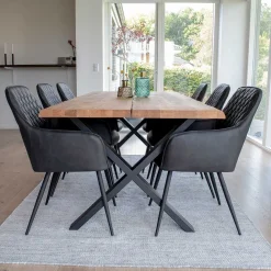 Clearance Esszimmergruppe Gabadoza Tisch Mit Stühlen|Esszimmer Sets