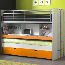Outlet Etagenbett Orange Kinder Etagenbetten|Kinderbetten