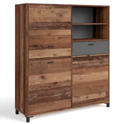 Online Factory Highboard Garganon Wohnzimmervitrinen