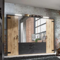Factory Style Kleiderschrank Onlina*Pharao24 Outlet