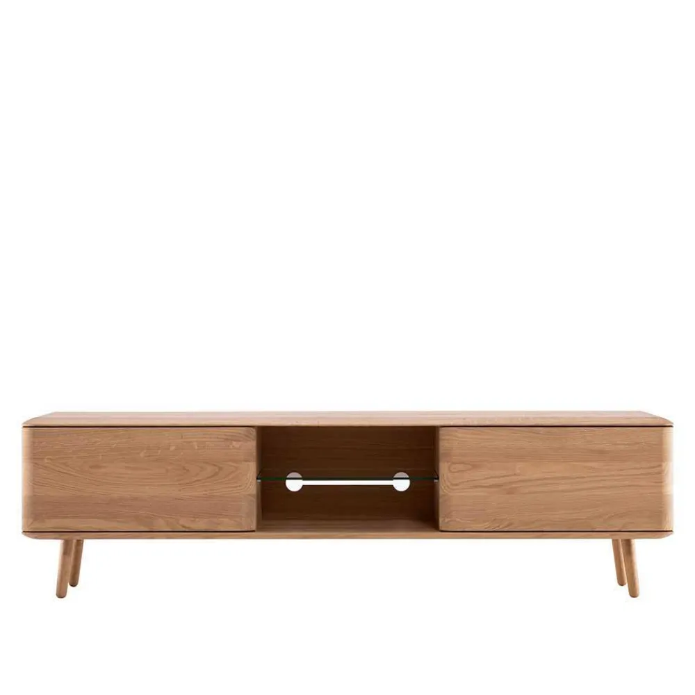 Clearance Fernseh Unterschrank Baylee Massivholz Tv Möbel|Fernsehtische