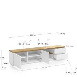 Best Fernseh Unterschrank Esdavon Fernsehkommoden