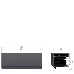 Fernseh Unterschrank Vreino*Pharao24 New