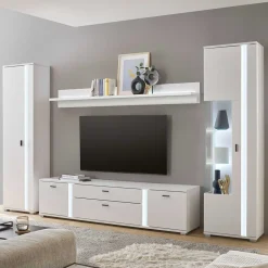 Sale Fernseher Schrankwand Constantin Wohnwand 300 Cm|Moderne Wohnwände