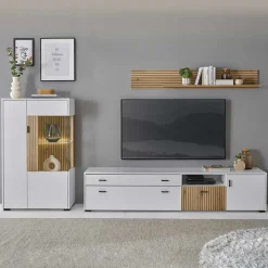 Fernseher Schrankwand modern Saladd*Pharao24 Clearance