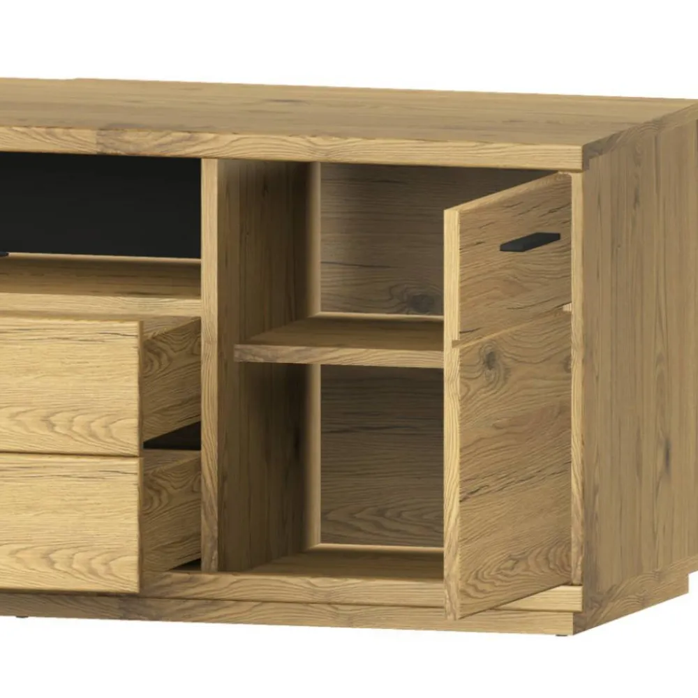 Discount Fernseher Schrankwand Ostoro Wohnwand 250 Cm|Moderne Wohnwände