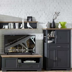 Hot Fernseher Wohnwand Valgura Wohnwand 250 Cm