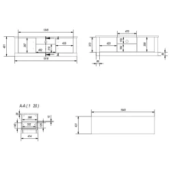 Outlet Fernsehmöbel Cellossa Fernsehtische|Lowboards
