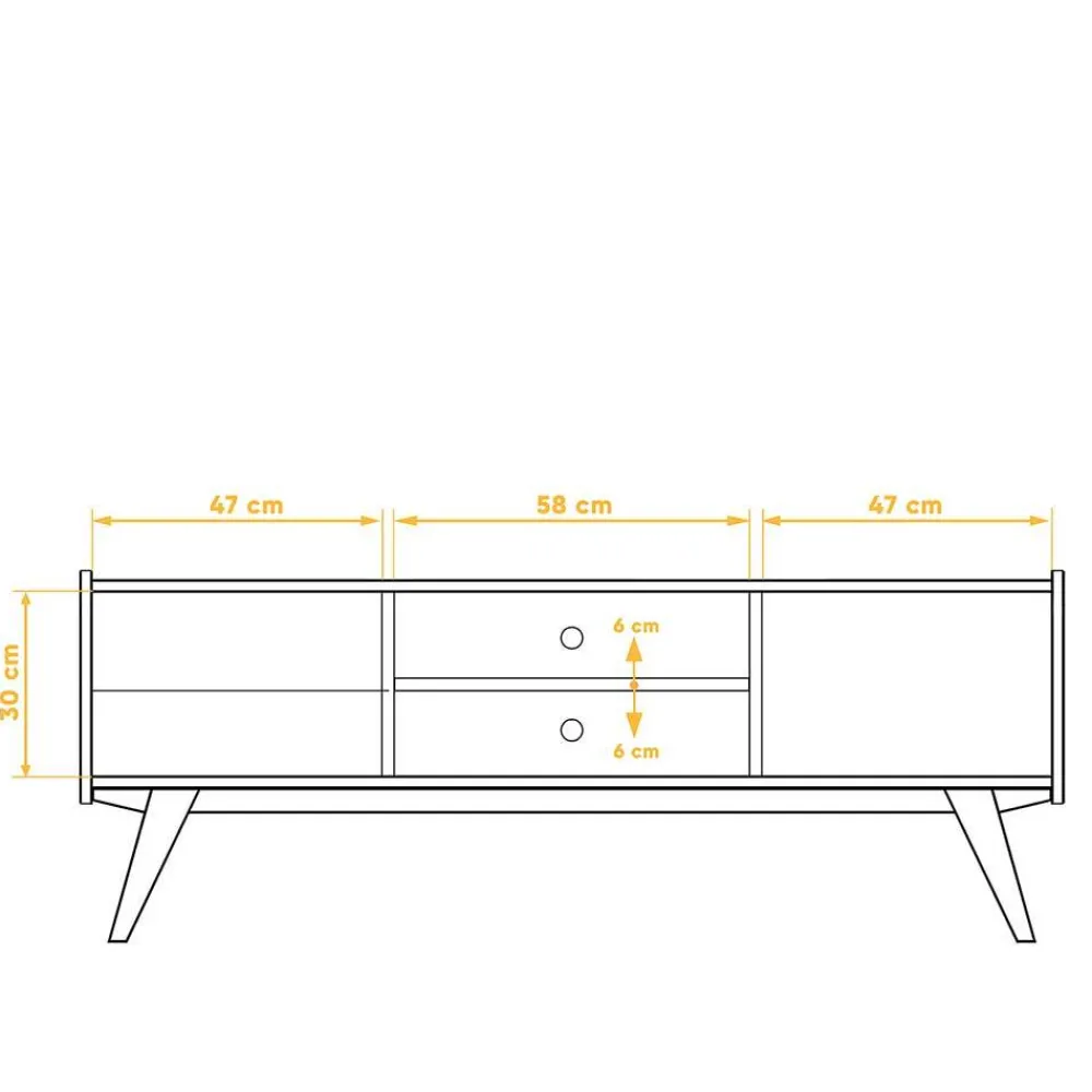 Clearance Fernsehschrank Carilla Massivholz Tv Möbel|Fernsehtische