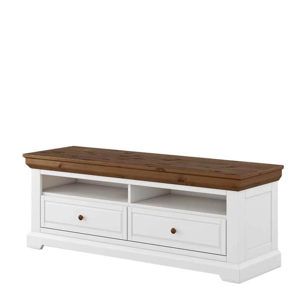 New Fernsehunterschrank Jeanys Massivholz Tv Möbel