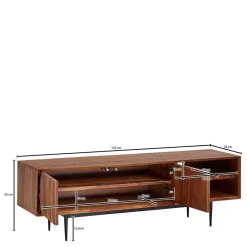 Fernsehunterschrank Ulma Massivholz Tv Möbel|Fernsehkommoden