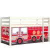 Feuerwehr Hochbett Kinder Uwida Kinder Kinderbetten|Kinderhochbetten