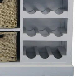 Outlet Flaschenkommode Tevez Massivholz Kommoden|Flurkommoden