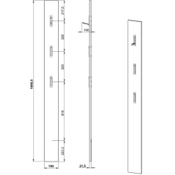 Clearance Flur Möbel Doinas Garderobensets