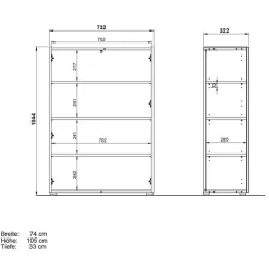 Hot Flurgarderobenset Flakes Garderobensets