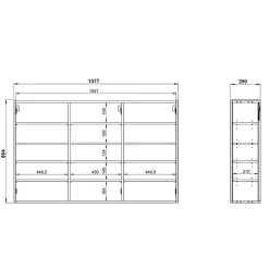 Outlet Flurmöbel Francais Garderobensets