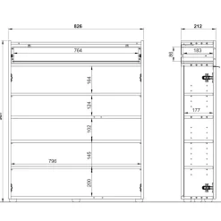 Flurmöbel Set Livanov*Pharao24 Outlet