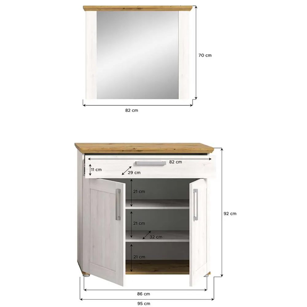 Flurmöbelset Simple Garderobensets