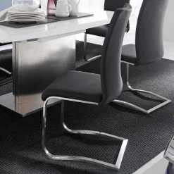 Outlet Freischwinger Leregan Polsterstühle|Lederstühle