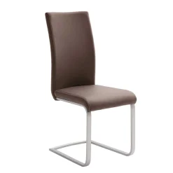 Clearance Freischwinger Servi Lederstühle|Freischwinger